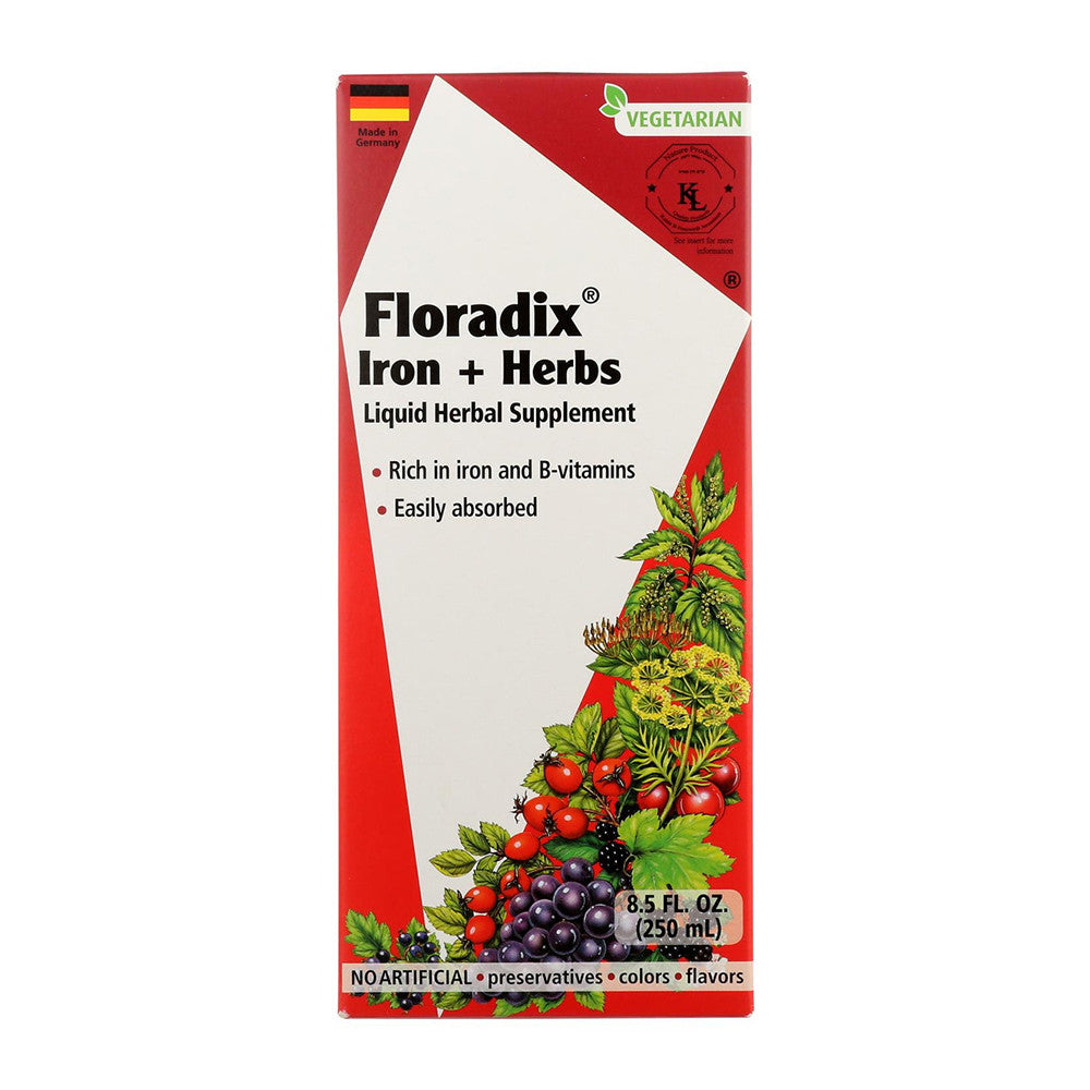 Floradix Iron And Herbs Liquid Extract, 8.5 Oz